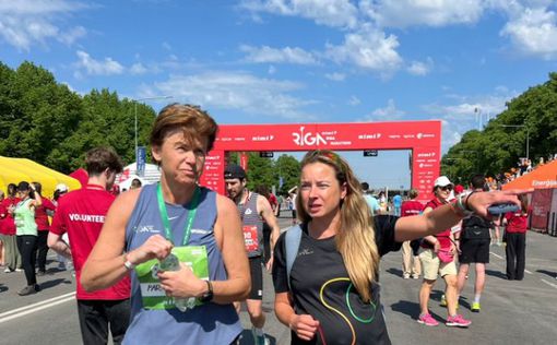 Глава МИД Латвии пробежала свой первый марафон